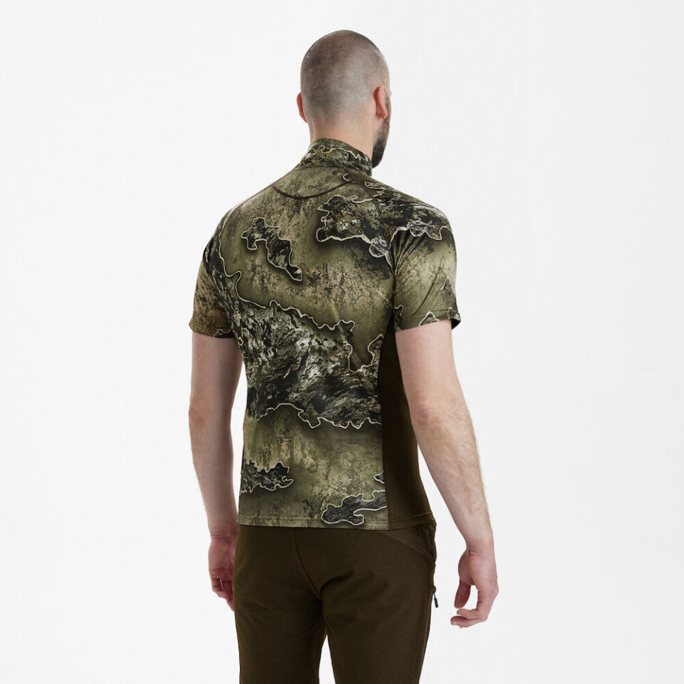 DEERHUNTER Yaka Fermurlı K.Kollu Realtree Tişört L