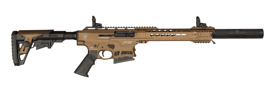 TYPHOON F12 BRONZ ŞARJÖRLÜ TAKTİKAL YARI OTOMATİK AV TÜFEĞİ