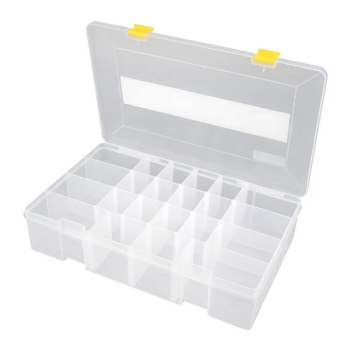 SPRO TBX50L Şeffaf 35x25x5CM Yem Kutusu