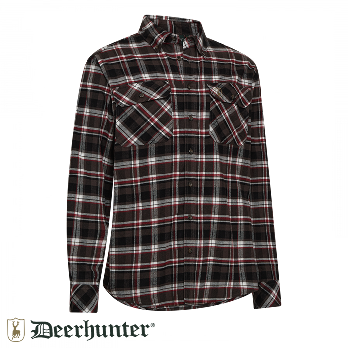 DEERHUNTER Nathan Kahverengi Kareli Gömlek 41/42