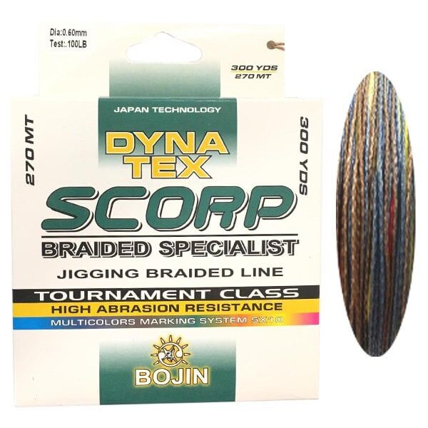 T. DFT Bojin Scorp Jigging Braided Line 0.60mm