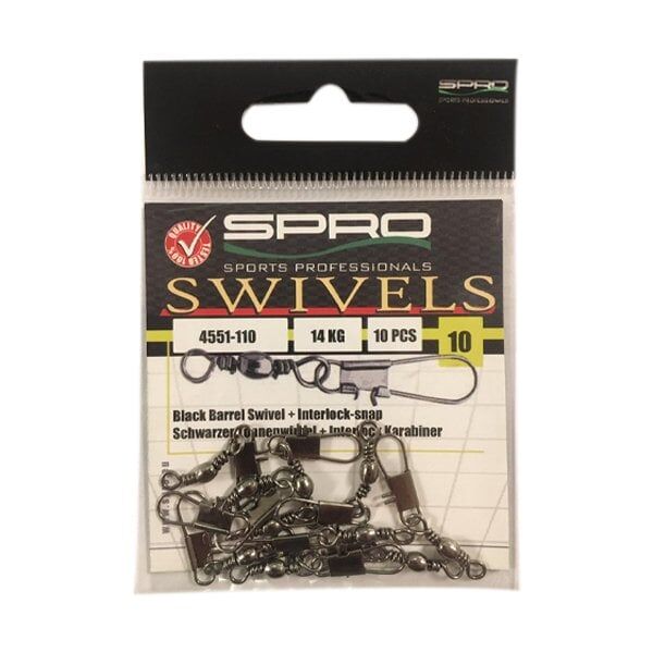 T.D. SPRO Klipsli Fırdöndü No:10 -14Kg- 10 Adet