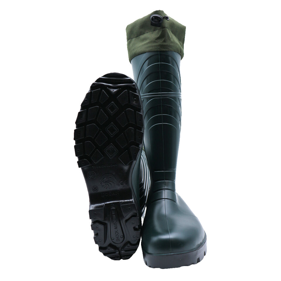 DFT Hunter Yeşil PVC Konçlu Çizme No: 44 (Çift)