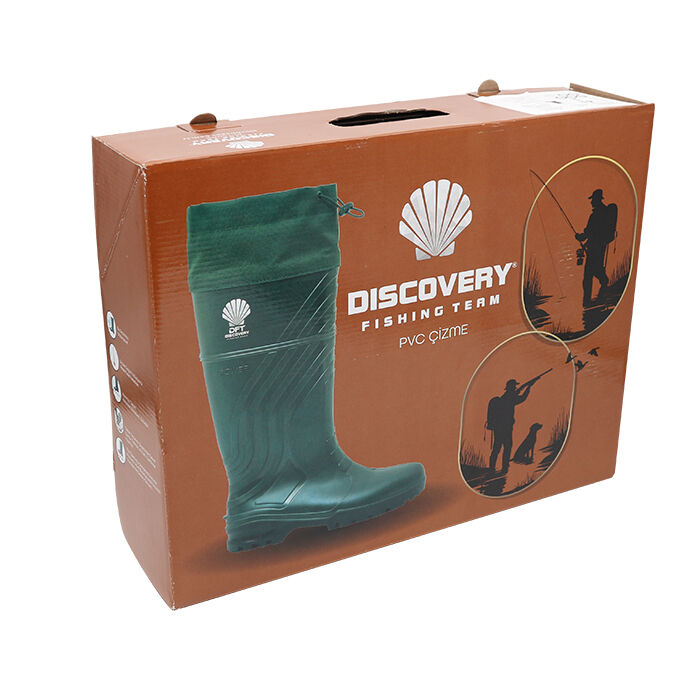 DFT Hunter Yeşil PVC Konçlu Çizme No: 42 (Çift)