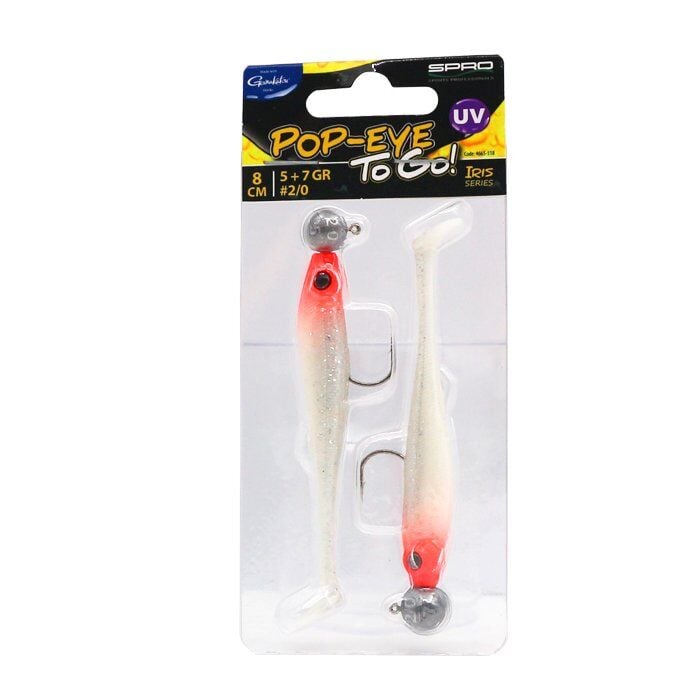 SPRO Pop-Eye To Go 8cm Soft Yem UV Minnow 5+7g 1/2