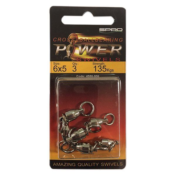 T.D. SPRO Ballbearing Power Çapraz Fırdöndü 6x5 135K