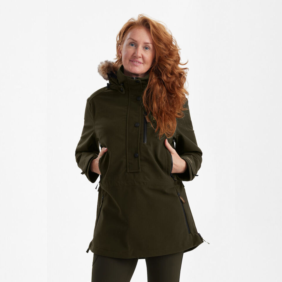 DEERHUNTER Lady Gabby Smock Yeşil Mont 36